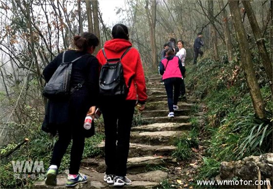 皖南电机工会组织女员工登山庆“三八节”